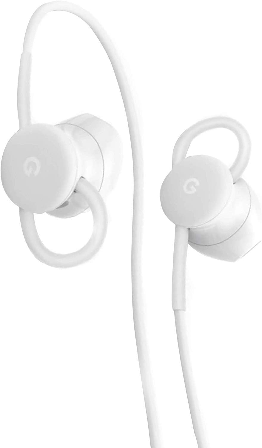 Premium Wired USB-C Earbuds with Inline Controls - Comfortable Noise Isolating Headphones for Android Phones, Laptops & Tablets - Perfect for Workouts, Commuting & Gaming (White)