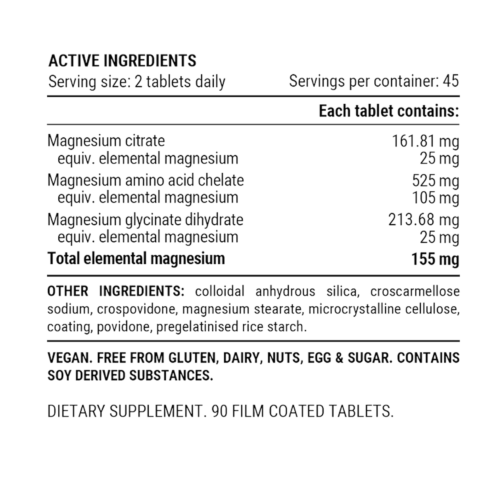 PILLAR Performance Triple Magnesium Supplement - High Absorption Magnesium Complex for Muscle Recovery, Sleep & Stress Relief - Ideal for Athletes, Fitness & Daily Wellness