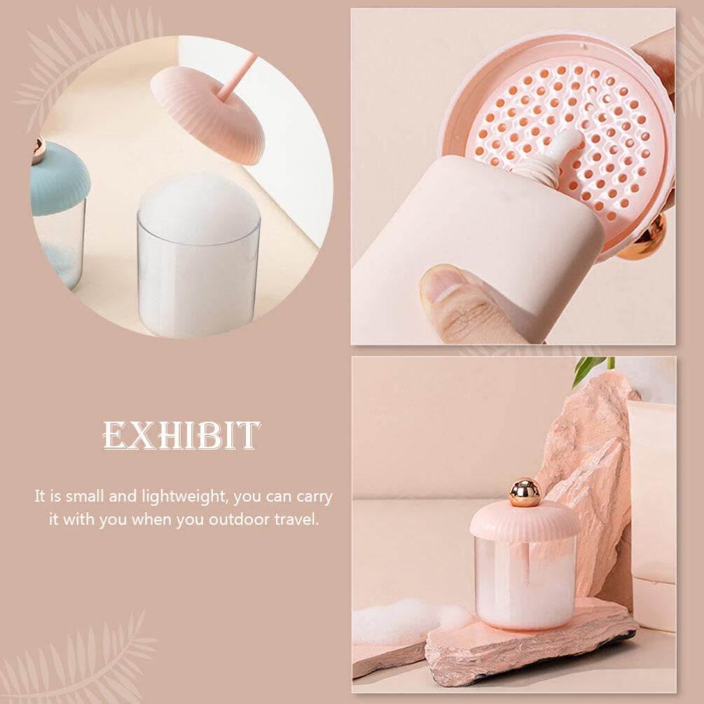 FRCOLOR Facial Foam Maker Cup - Skin Care Bubble Whip Tool for Rich Lather, Foaming Soap Dispenser & Cream Foamer - Perfect for Home Spa, Travel, Hand Washing & Outdoor Use
