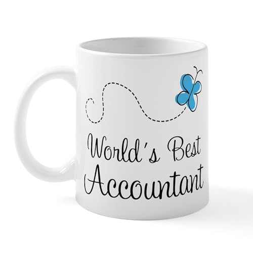 White - Accountant (World's Best) Gift Mug