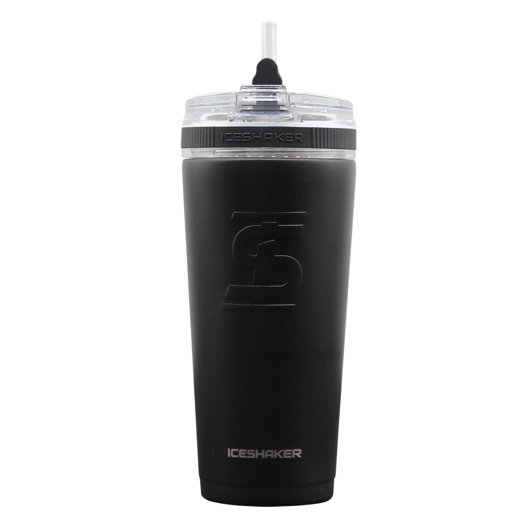 26oz Custom Flex Water Bottle - Durable & Leak-Proof, BPA-Free - Perfect for Gym, Hiking & Outdoor Activities | Black