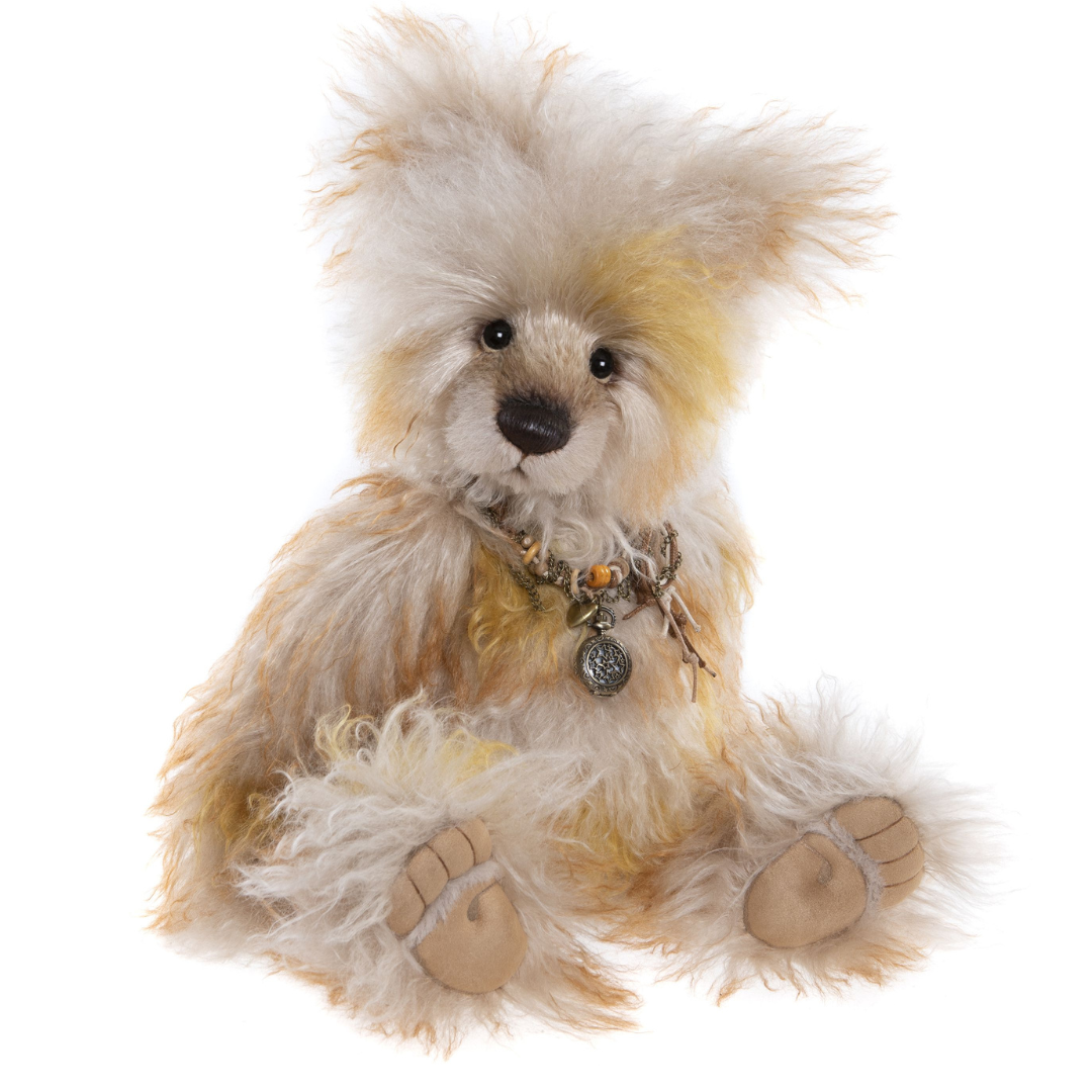 Charlie Bear Mizmaze Isabelle Collection - Adorable Plush Teddy Bear for Kids, Gifts & Nursery Decor