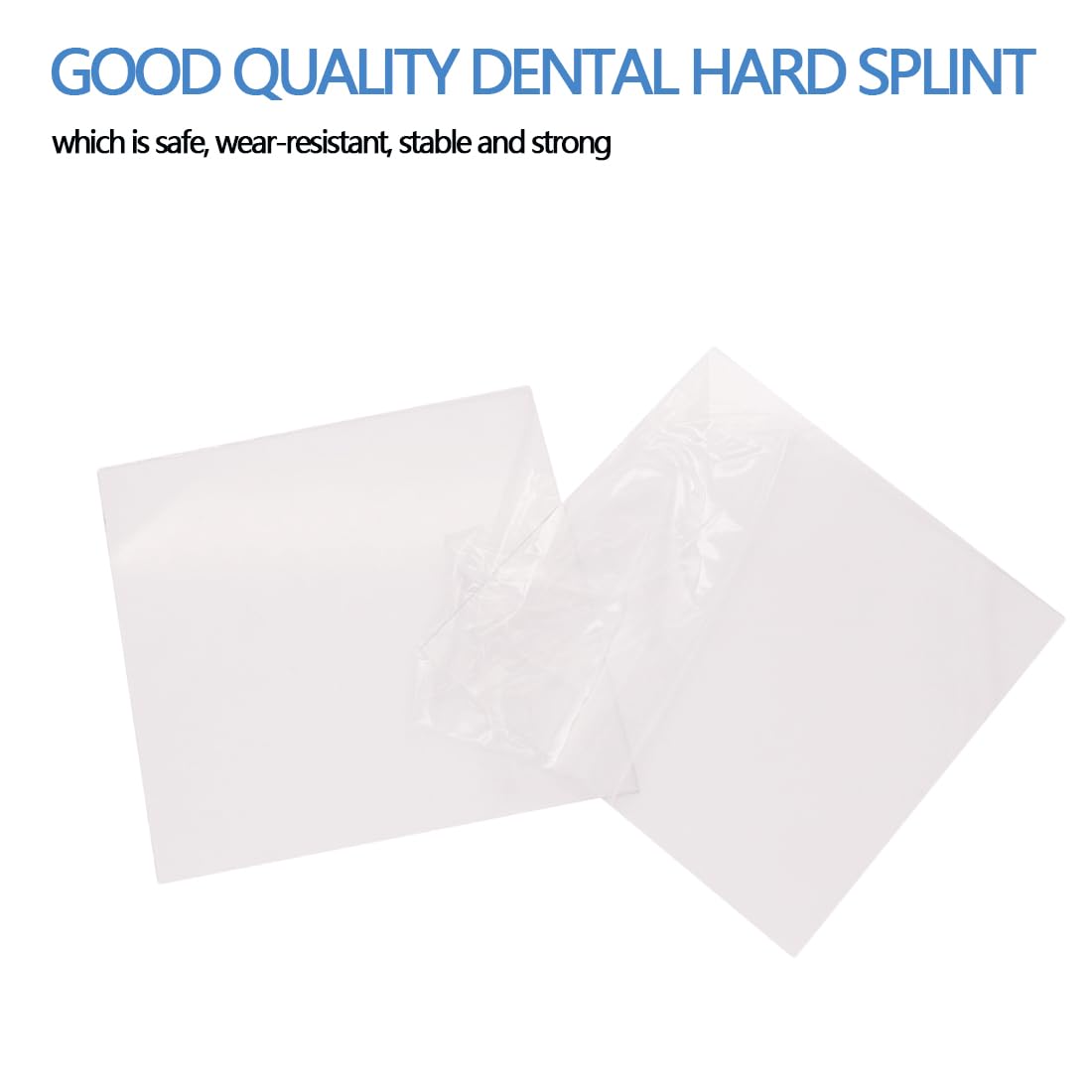 Dental Lab Hard Splint Vacuum Forming Sheet - 1.5MM Thermoforming Material for Vacuum Forming Machine | Perfect for Dental Appliances, Night Guards & Orthodontic Retainers