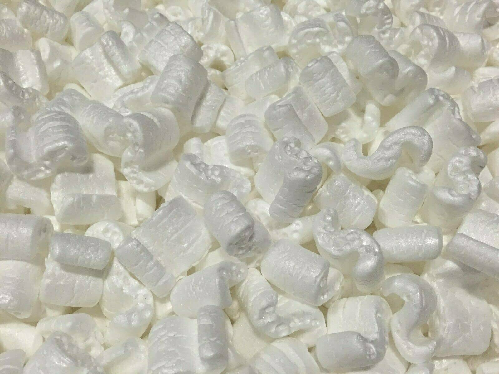 Anti-Static Packing Peanuts for Shipping - 150 Gallons (20 Cubic Feet) Loose Fill Cushioning - White & Pink - Perfect for Fragile Items, Electronics & E-Commerce Packaging