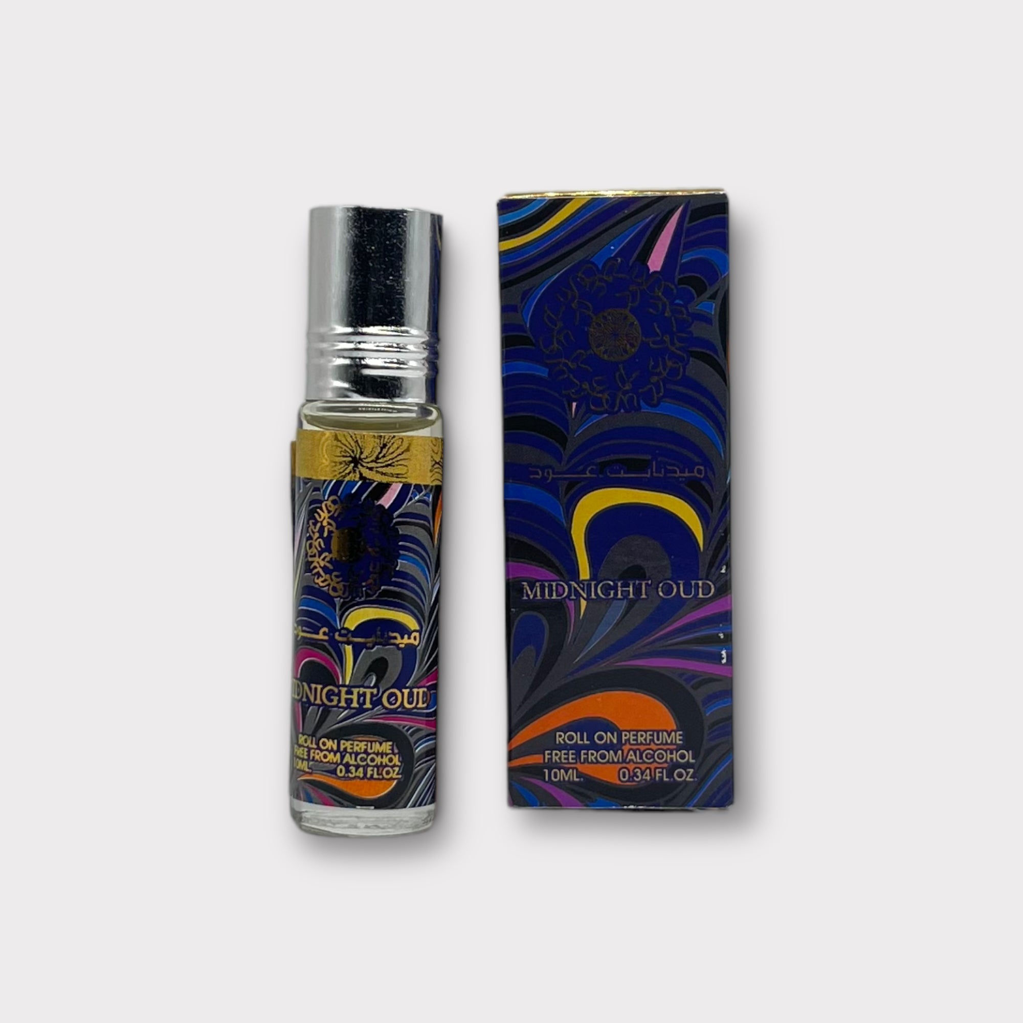 Premium Midnight Oud Roll On Perfume Oil - Long Lasting Fragrance for Men & Women - Perfect for Date Nights, Special Occasions & Daily Wear