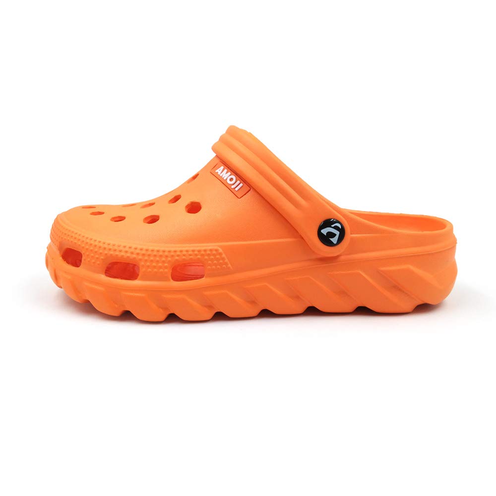 Amoji Unisex Garden Clogs - Comfortable Waterproof Gardening Shoes for Men & Women, Slip-Resistant Outdoor Work Shoes for Yard, Farm, Beach & Pool Use