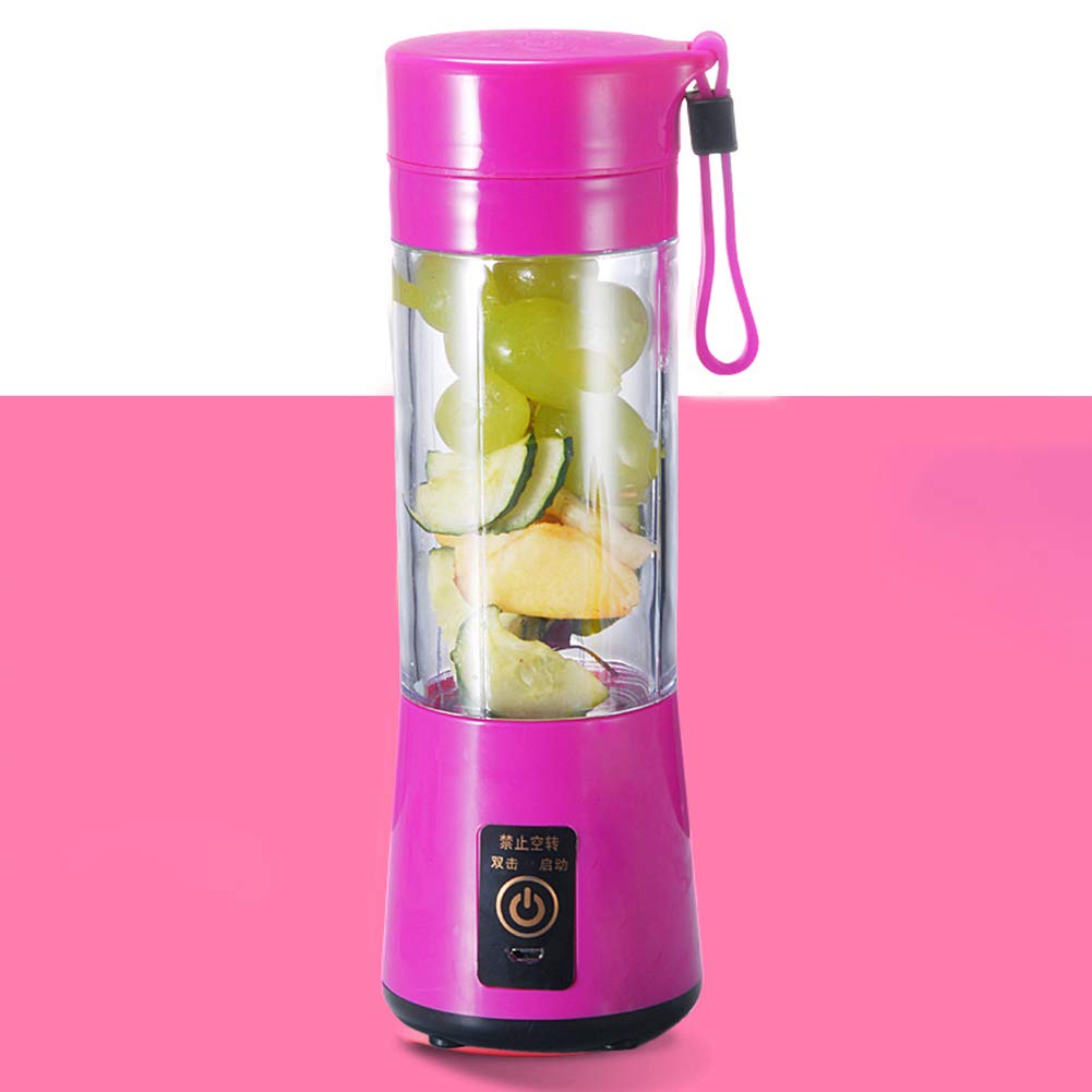 Portable USB Electric Juicer Cup - 401ml Mini Juice Blender for Smoothies, Shakes & Healthy Drinks - Perfect Travel, Office & Home Use - Small Electrical Gift Idea