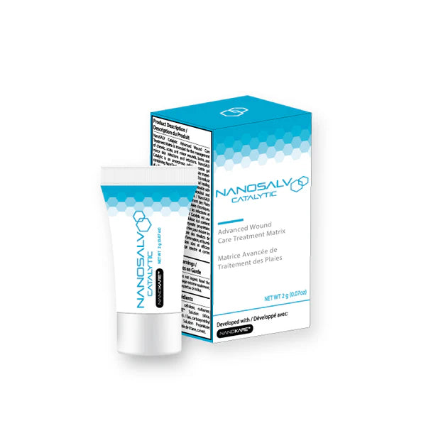 NanoSALV Advanced Wound Care Treatment Matrix - Fast Healing for Cuts, Burns & Surgical Wounds | Professional-Grade Catalytic Wound Dressing for Home & Clinical Use