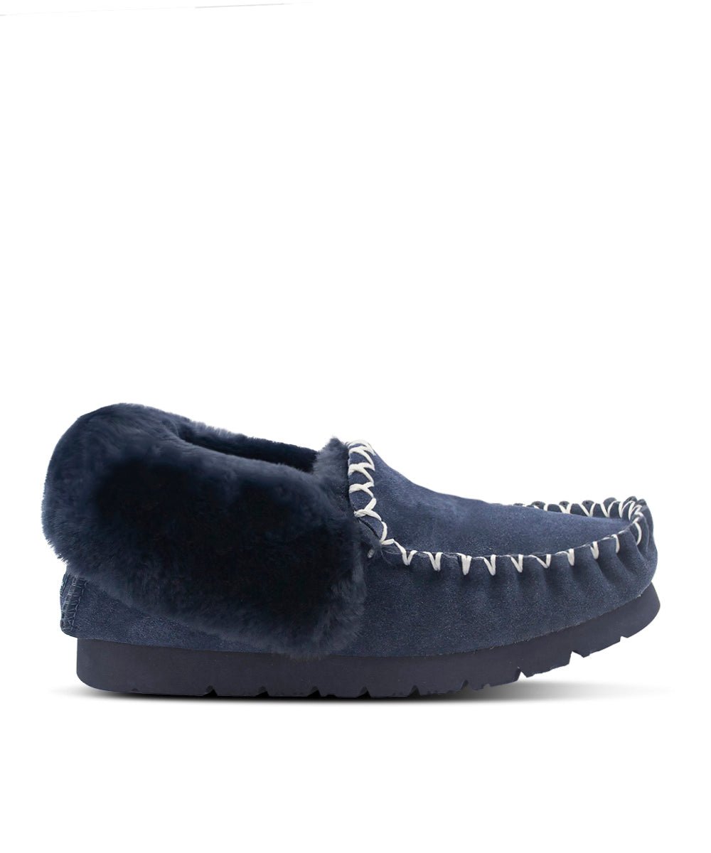 Women's UGG Colette Moccasin Slippers - Soft Shearling Lined Indoor/Outdoor House Shoes for Winter Comfort & Warmth - Perfect for Home, Travel & Casual Wear