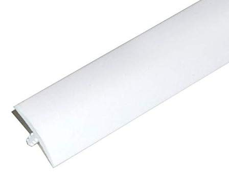 Edge Supply White 3/4 in x 250 Ft Center Barb Tee Molding - Perfect for DIY Small Projects, Arcade Machines, Tables, and Home Flooring Transitions | Durable T-Molding for Hobbyists and Woodworking