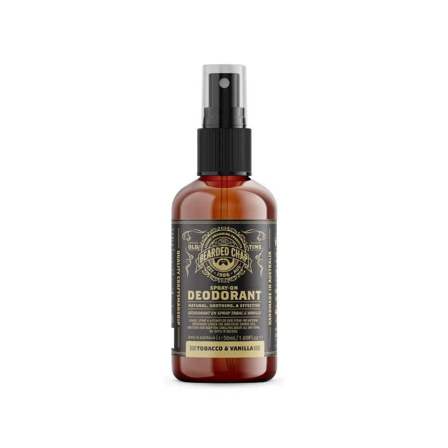 Natural Tobacco & Vanilla Scent Deodorant for Men & Women - Long-Lasting Odor Protection - Perfect for Daily Use, Workouts & Outdoor Activities