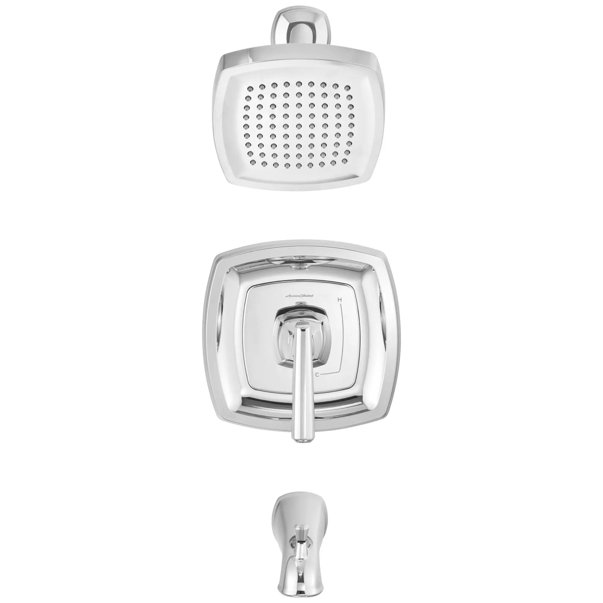 Edgemere 2.5 GPM Tub and Shower Trim Kit with Lever Handle - Chrome Bathroom Faucet Set for Modern Homes | Perfect for Bathroom Renovations & Upgrades