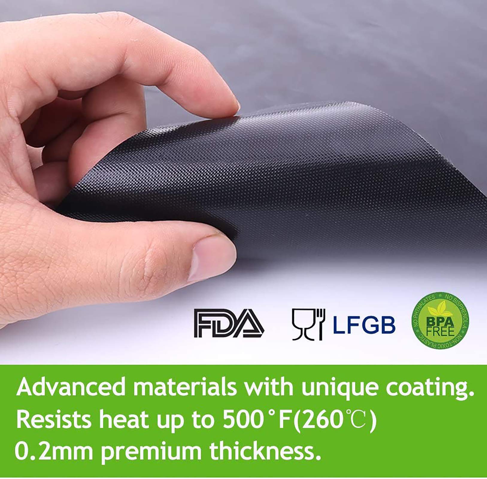 Nonstick BBQ Silicone Grill Mat 70