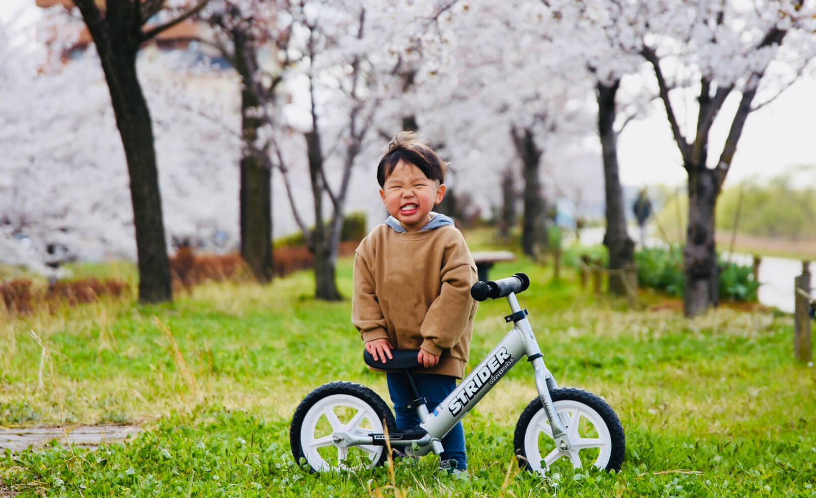 Strider 12 Pro Balance Bike for Kids - Lightweight Aluminum Frame, Adjustable Seat & No-Pedal Design - Perfect for Toddler Learning to Ride, Outdoor Play & Backyard Fun