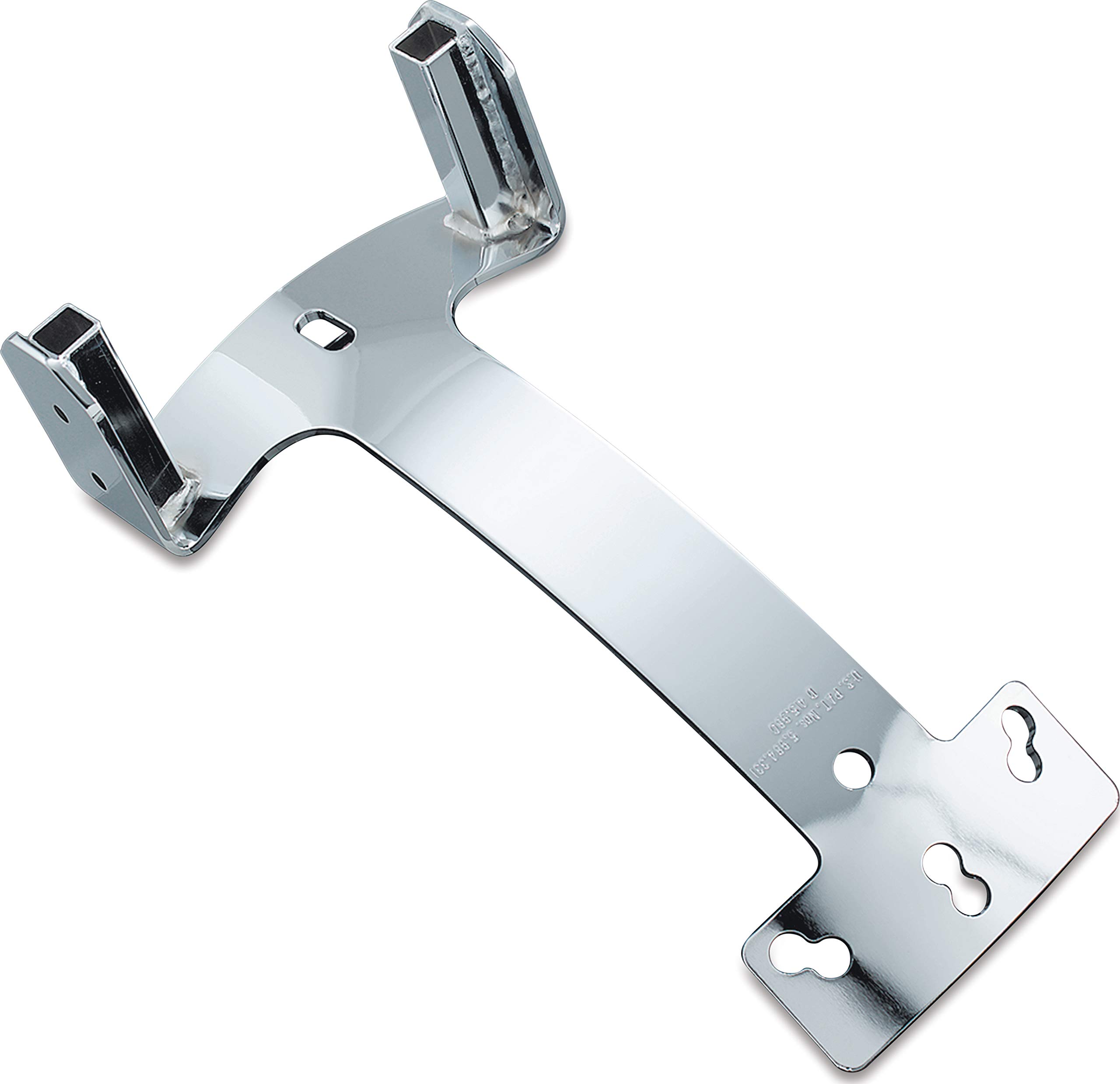 Kuryakyn 8998 Plug-N-Play Sissy Bar Mount for Harley-Davidson Softail Dyna Sportster FXR Motorcycles - Chrome Motorcycle Accessory - Perfect for Long Rides Passenger Comfort and Custom Bike Builds