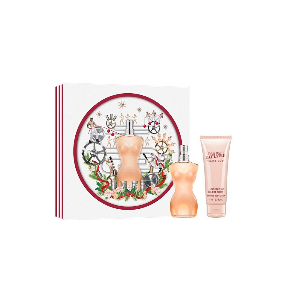 Jean Paul Gaultier Classique Eau de Parfum Gift Set for Women - Floral Vanilla Fragrance, Perfect for Date Night & Special Occasions
