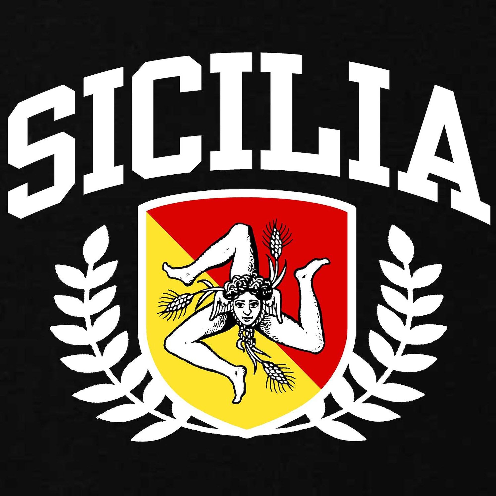 Sicilia Zip Hoodie for Men - Dark Zip-Up Hooded Sweatshirt | Warm & Comfortable Pullover | Perfect for Casual Wear, Outdoor Activities & Gifts