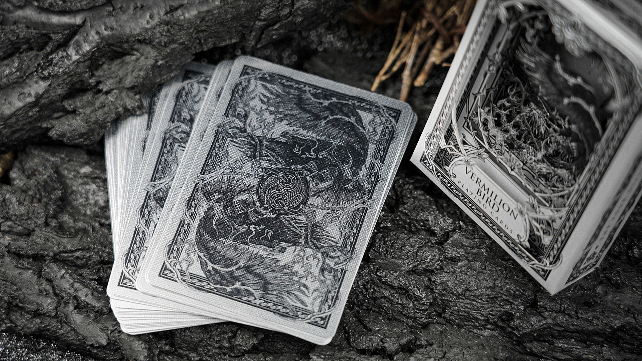Premium ARK Black Gold Box Set - Vermilion Bird Playing Cards for Poker, Magic Tricks & Collectors | Elegant Gift for Card Game Enthusiasts