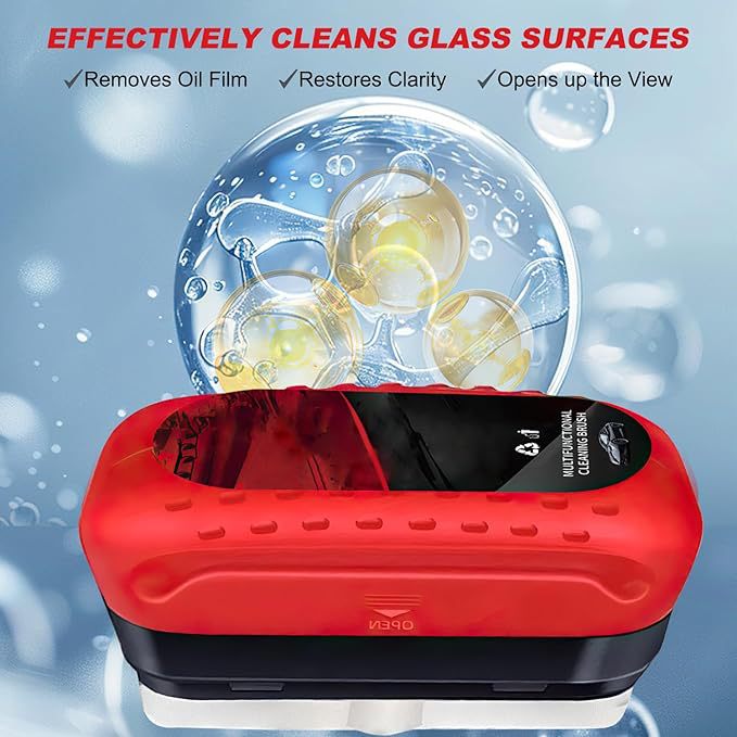 HOMEMAX INSTA CLEAR - Fast-Acting Glass & Surface Cleaner Spray for Streak-Free Shine | Perfect for Windows, Mirrors, Countertops & More | Quick & Easy Cleaning Solution for Home & Office