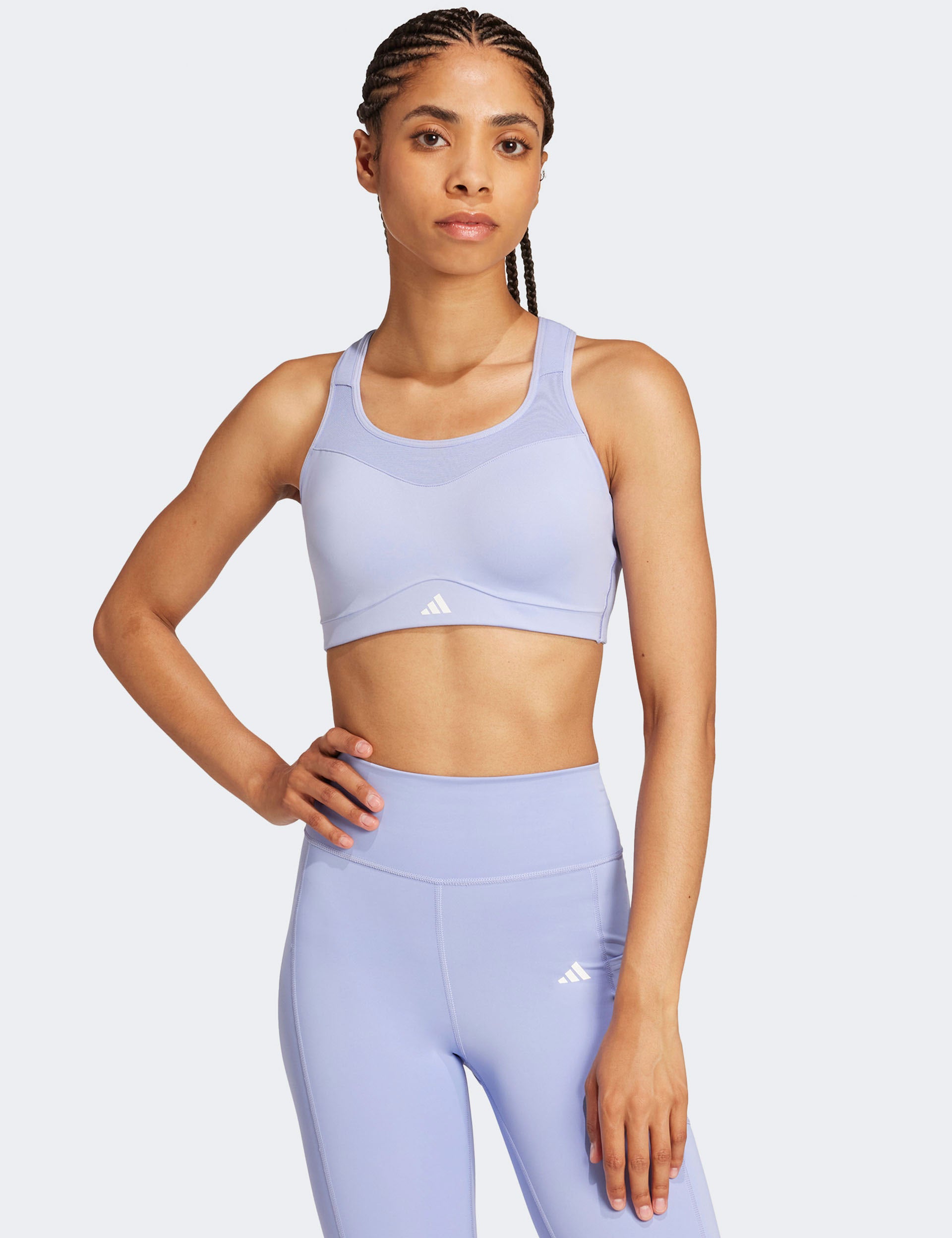 TLRD Impact Training High Support Sports Bra - Blue Spark | Workout, Running, Yoga & Gym for Women