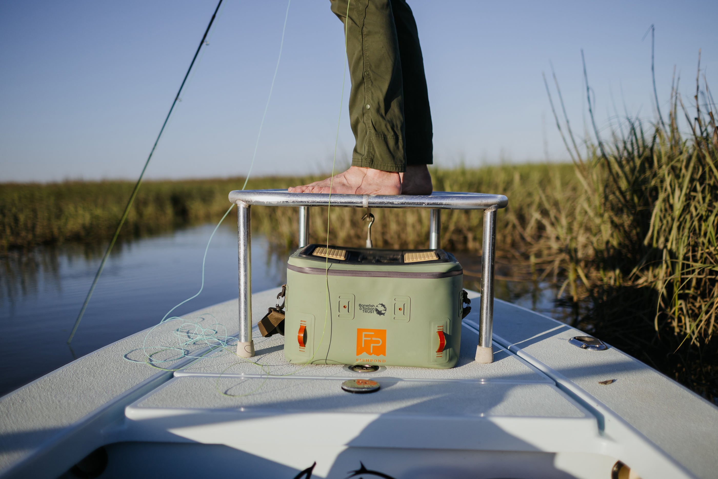 Cutbank Gear Bag - Bonefish & Tarpon Trust Edition | Durable Fishing Backpack for Saltwater & Freshwater Anglers | Perfect for Fly Fishing, Travel & Outdoor Adventures