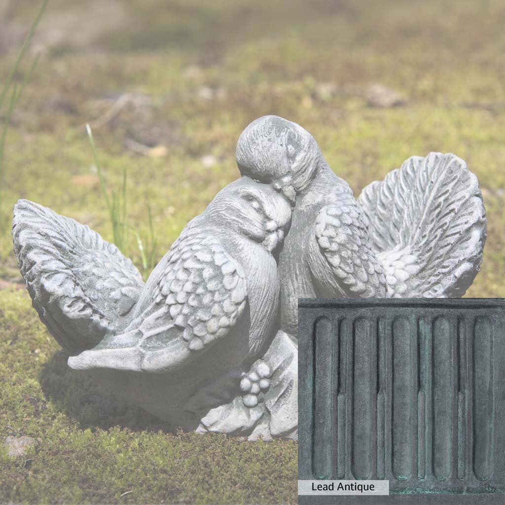 Campania International Dove Small Pair Garden Statue - Elegant Outdoor Decor for Patio, Yard & Garden - Perfect for Wedding, Anniversary & Home Decoration Gifts