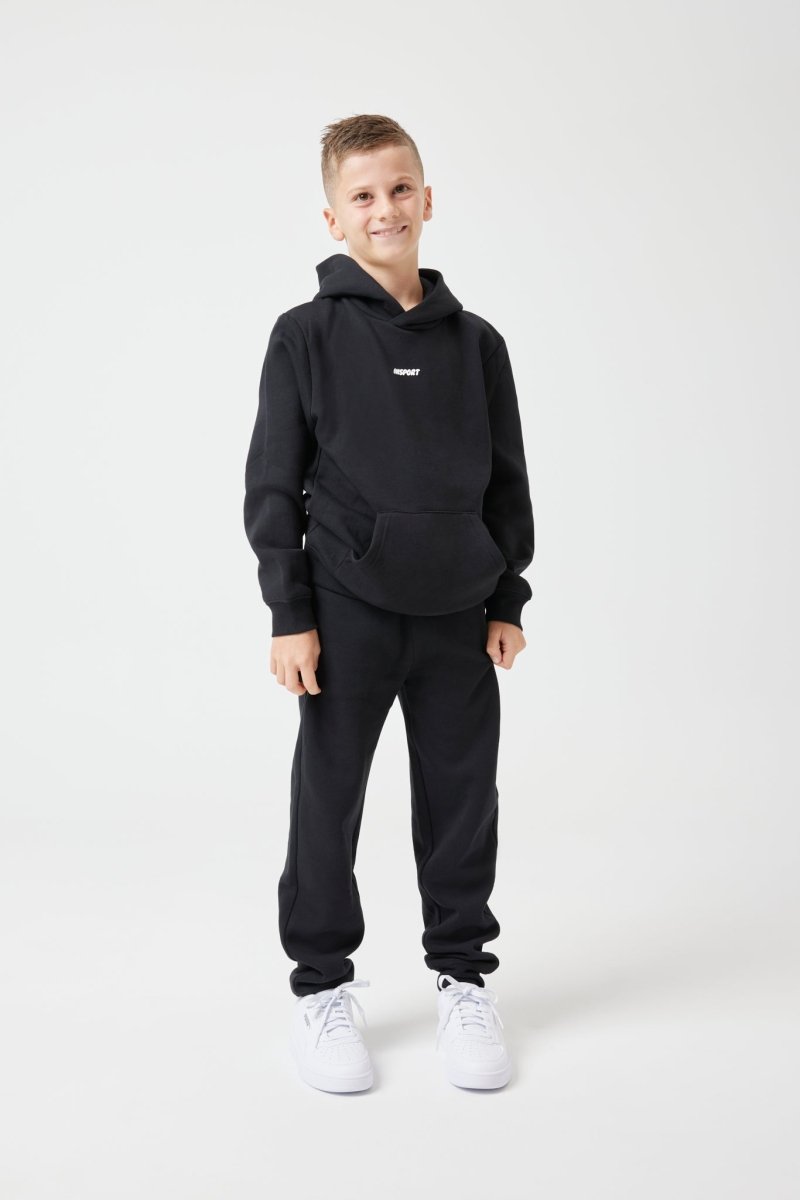 INSPORT JUNIOR FRANKIE SLIM PANTS - Black Athletic Pants for Girls | Perfect for Running, Yoga & School Activities