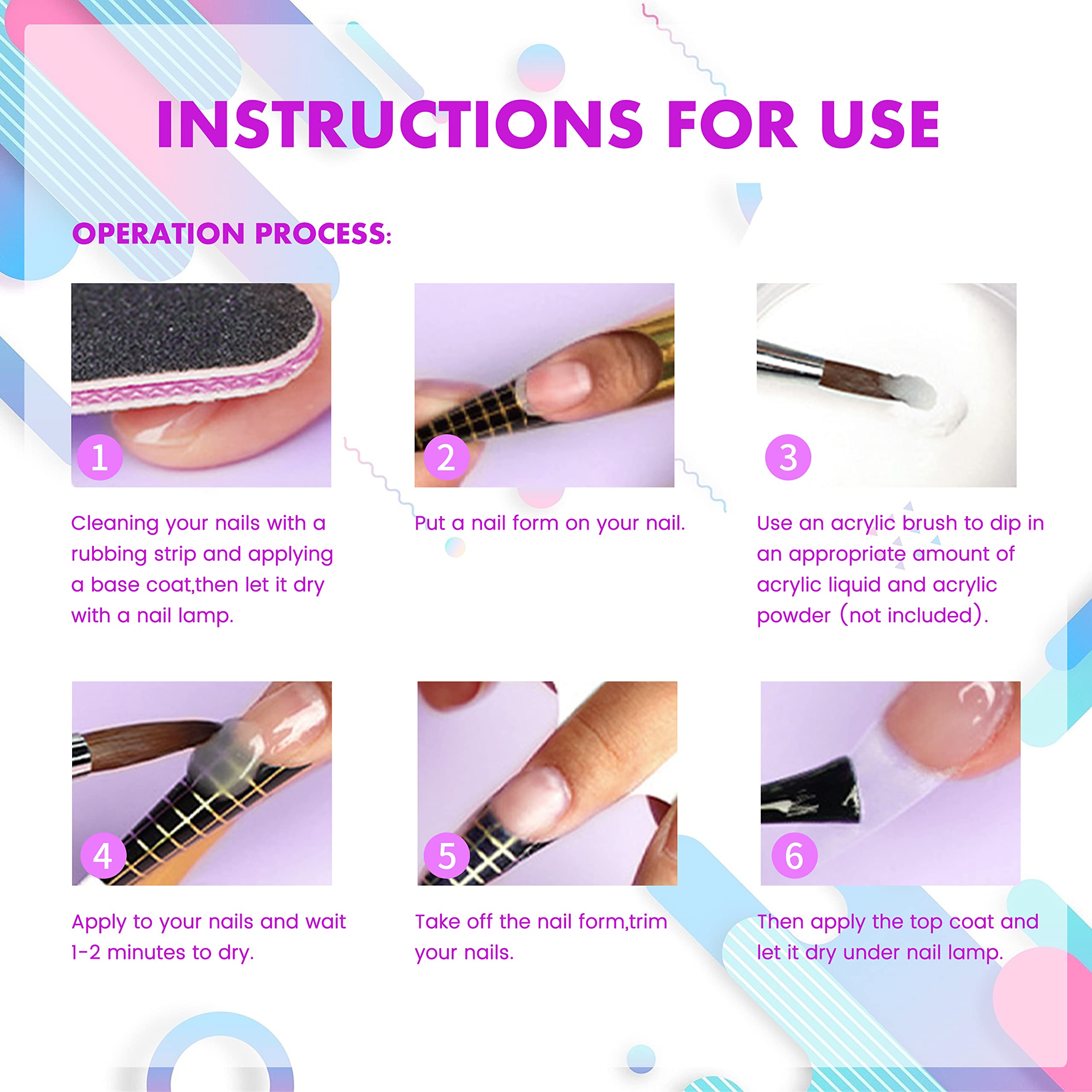 AIJIMEI Professional Acrylic Nail Liquid Monomer 40ml (1.35fl.oz) - Nail Extension & Art Supplies for DIY Beginners & Salon Use - Perfect for Acrylic Nail Enhancements, Manicures & Pedicures