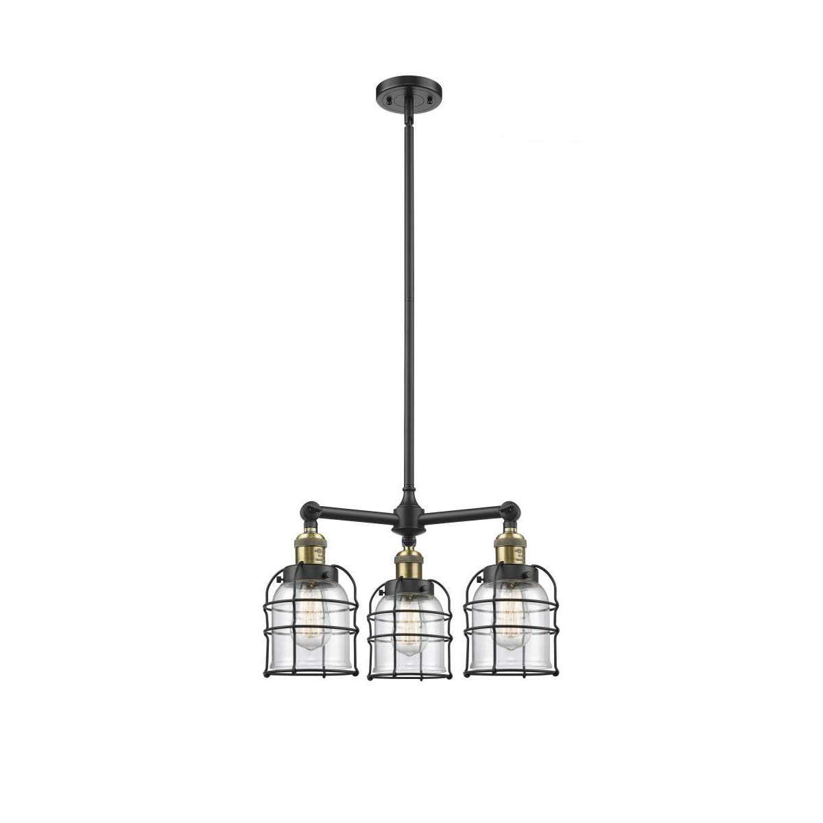 Vintage Black Antique Brass Chandelier - 19