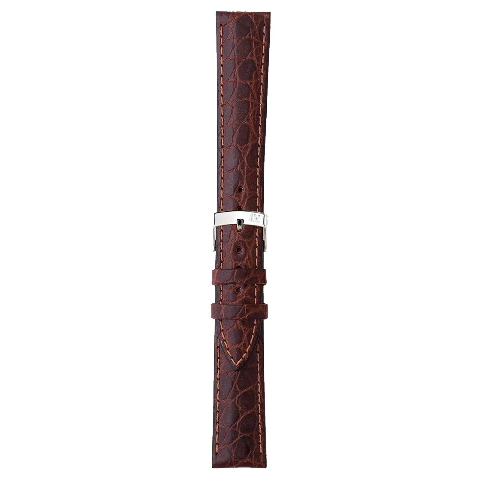 Liverpool Genuine Calf Leather Watch Strap - Stainless Steel Buckle for Men's Watches