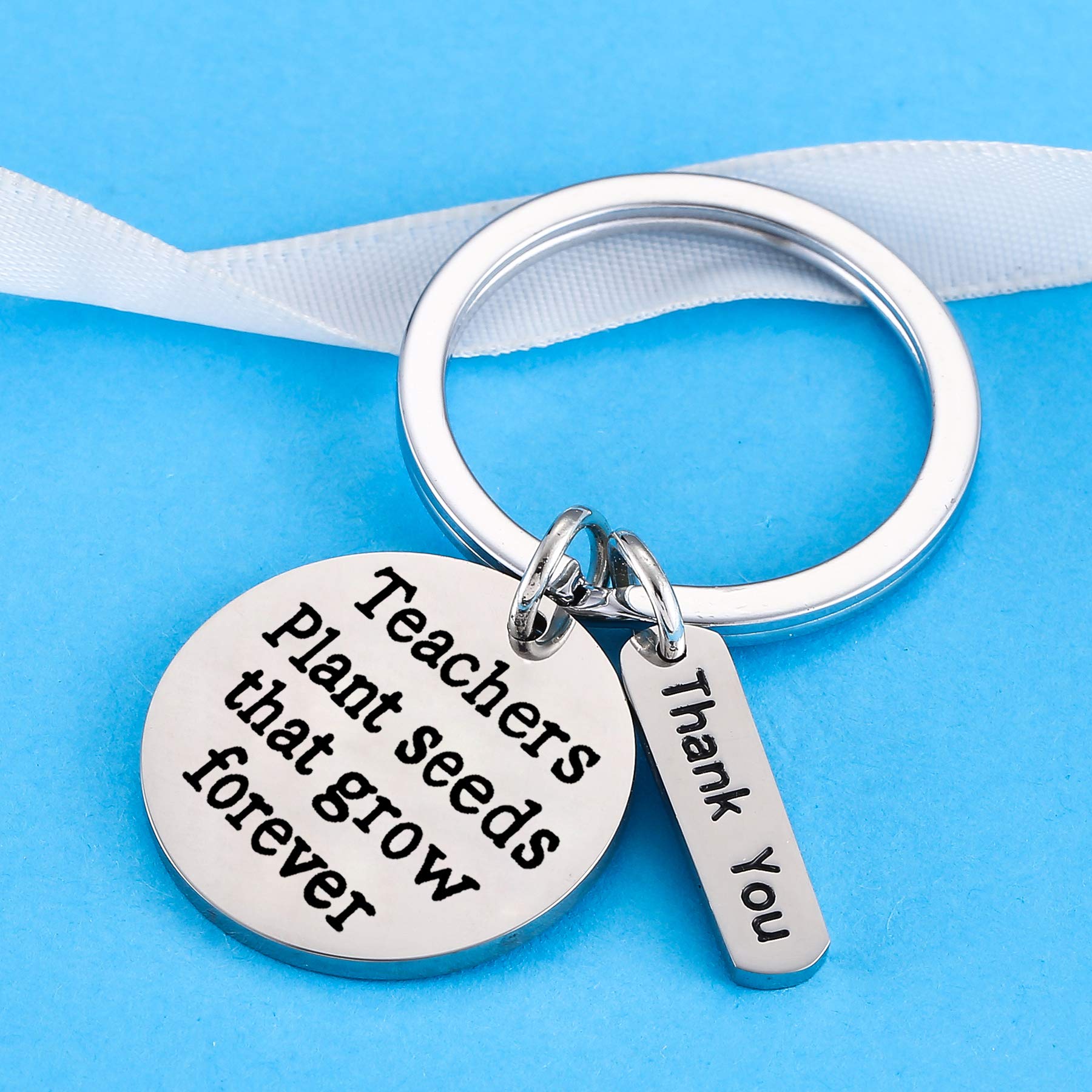Teacher Keychain Gift Set - 3PC Jewelry for Women Educators, Perfect for Appreciation & Birthdays