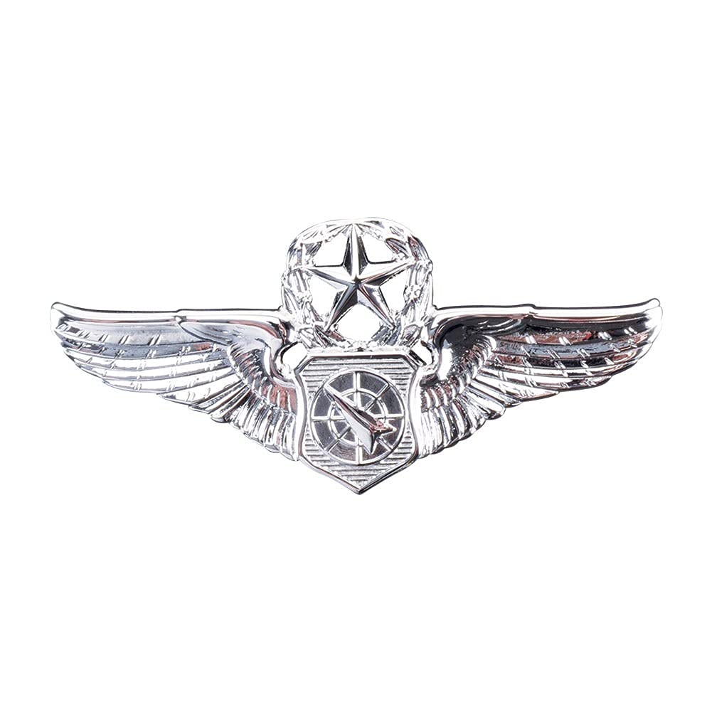 USAF Air Force Master Air Battle Manager Badge - High-Quality Mirror Finish Military Insignia - Perfect for Collectors, Veterans & Military Enthusiasts