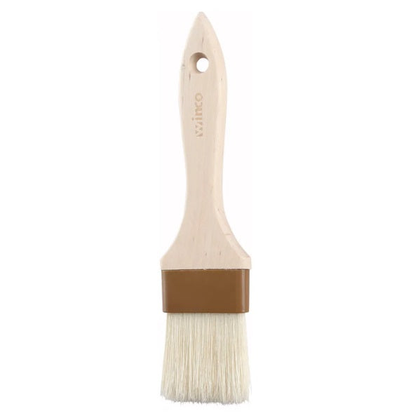 Winco WFB 20 Professional 2-Inch Flat Pastry Brush - Ideal for Baking, Cooking, and Cake Decorating - Perfect for Butter, Egg Wash, Glazes, and Sauces