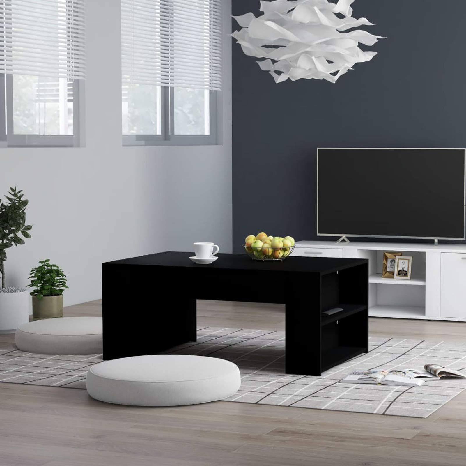 Modern Low Coffee Table - 39.4