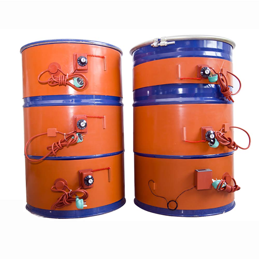 Customizable DIY Silicone Heating Belt for Oil Drums & Gas Tanks - Adjustable Size, Durable Rubber Heater for Winter Use in Garages, Workshops & Outdoor Storage