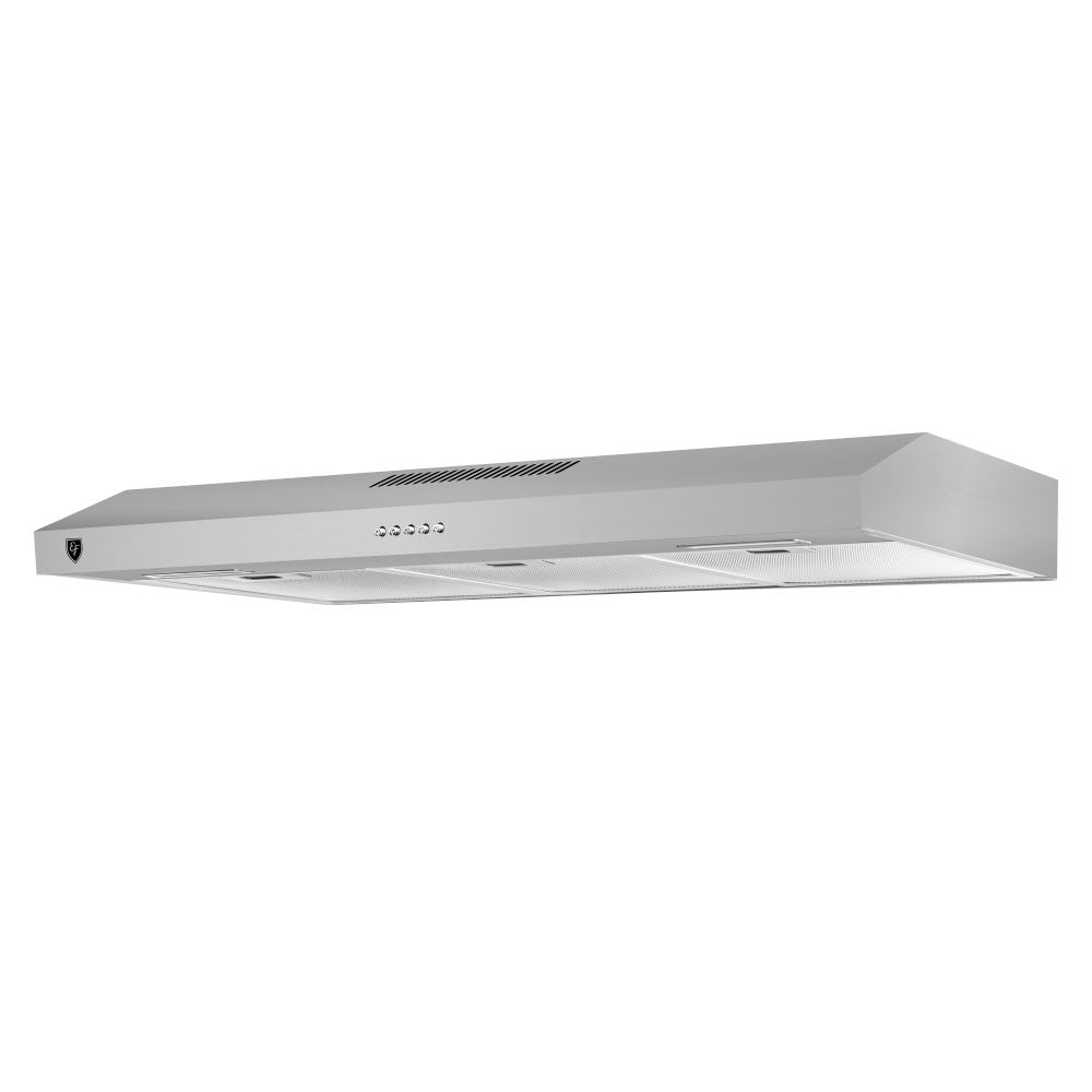 EF EFCH9103TSS 90CM Slimline Stainless Steel Range Hood - Modern Kitchen Ventilation for Smoke & Odor Removal - Perfect for Apartments, Condos & Small Kitchens