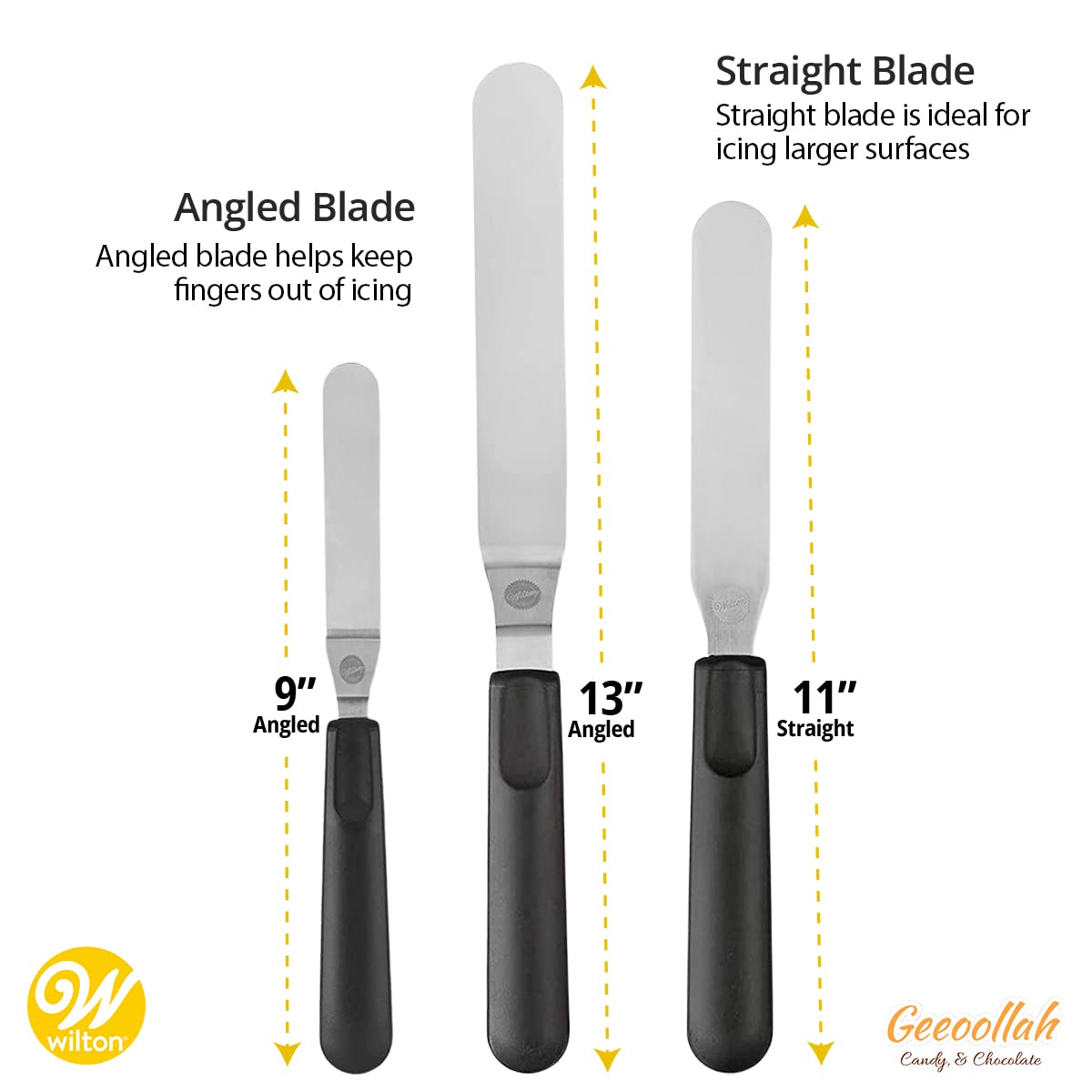 GEEOOLLAH Specialty & Novelty Cake Pans with Icing Spatula Set - Premium Baking Tools for Birthday Cakes, Wedding Cakes & Home Baking