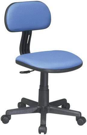 Ergonomic Armless Swivel Task Chair by OSP Designs - 360° Rotation, Adjustable Height, Comfortable Office Chair for Home & Workspace - Perfect for Small Spaces, Workstations & Study Areas