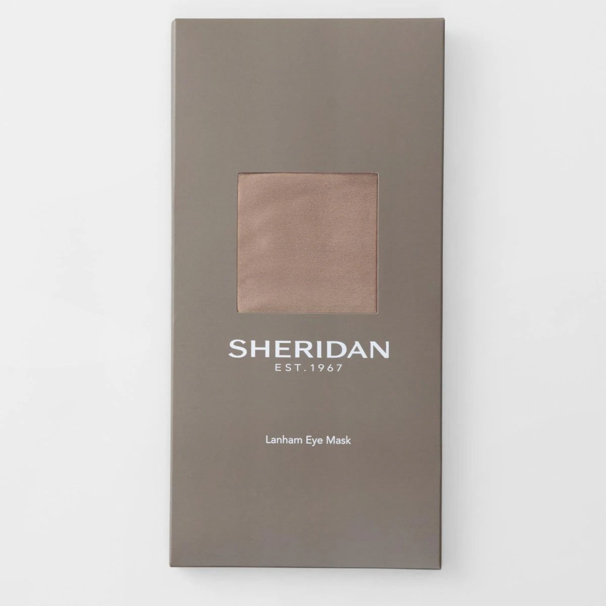 Sheridan Lanham Silk Eye Mask in Mocha - Soft & Breathable for Better Sleep, Travel & Relaxation - Luxury Sleep Accessory for Women & Men