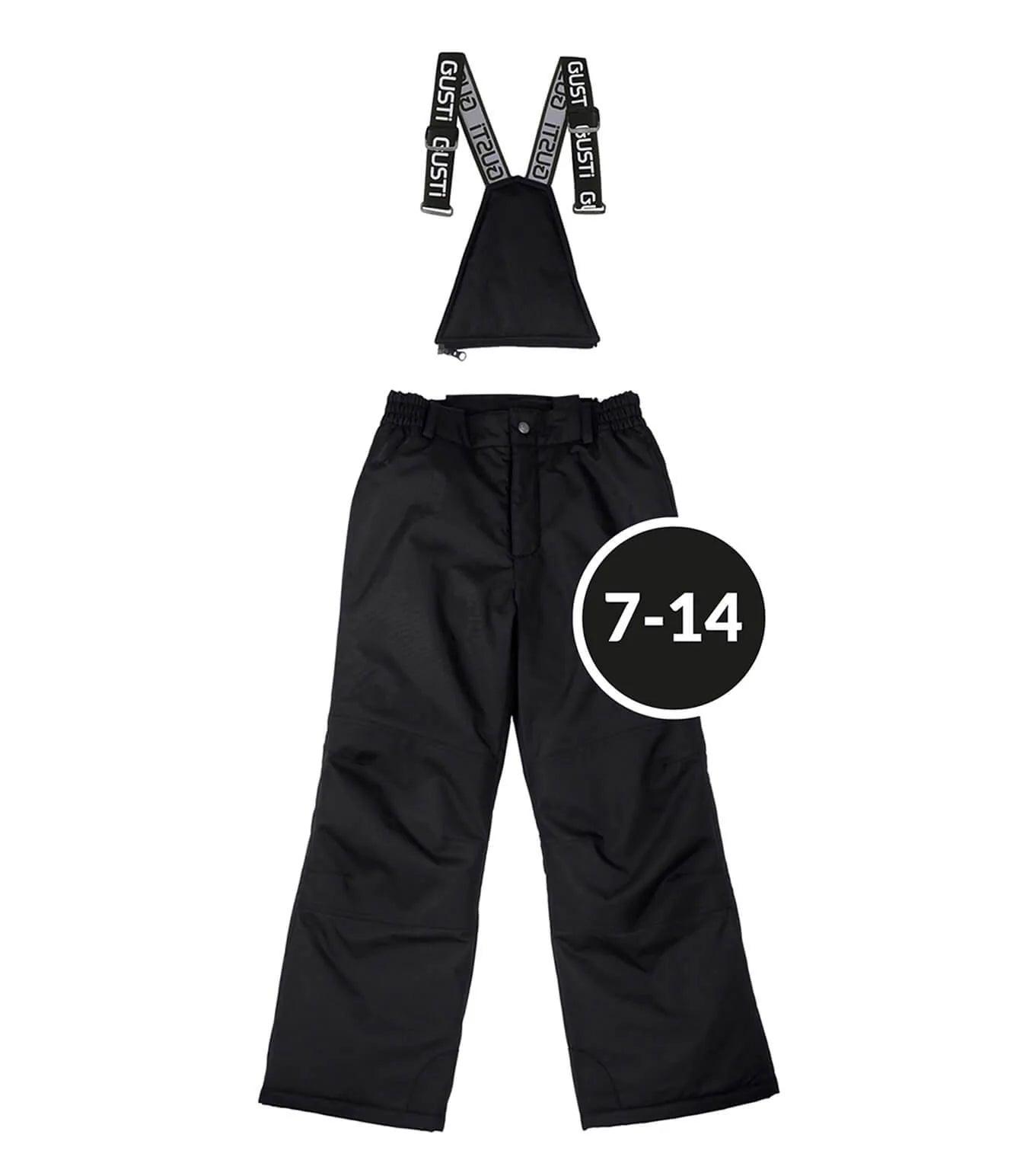 Gusti Pamella Winter Snowsuit for Women - Waterproof Insulated Ski Jacket & Pants Set - Black - Perfect for Skiing, Snowboarding & Cold Weather Outdoor Activities