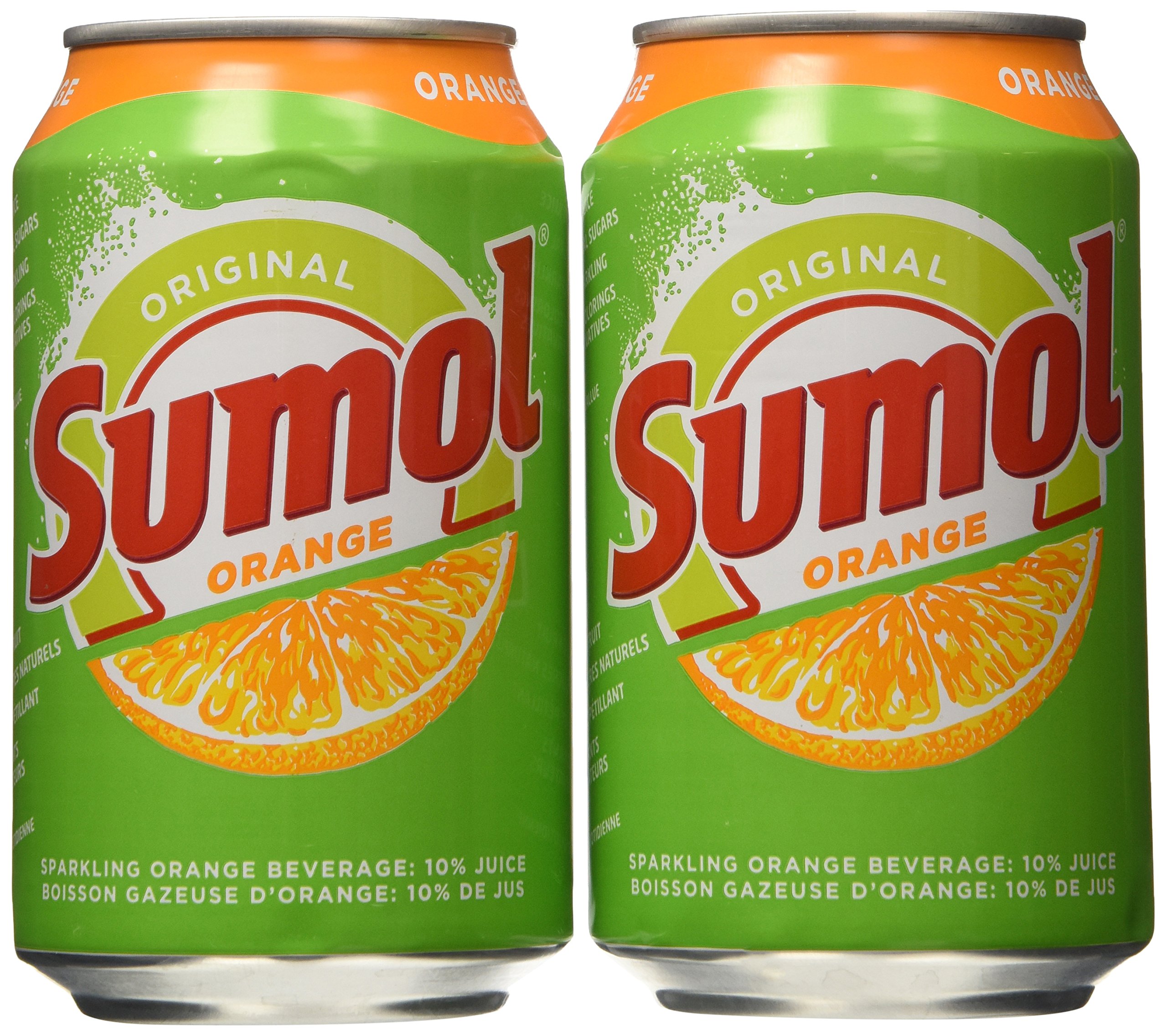 Sumol Orange Laranja Soda Portugal 11.15 oz Cans 6 Pack - Refreshing Portuguese Citrus Drink for Parties, BBQs & Summer Gatherings