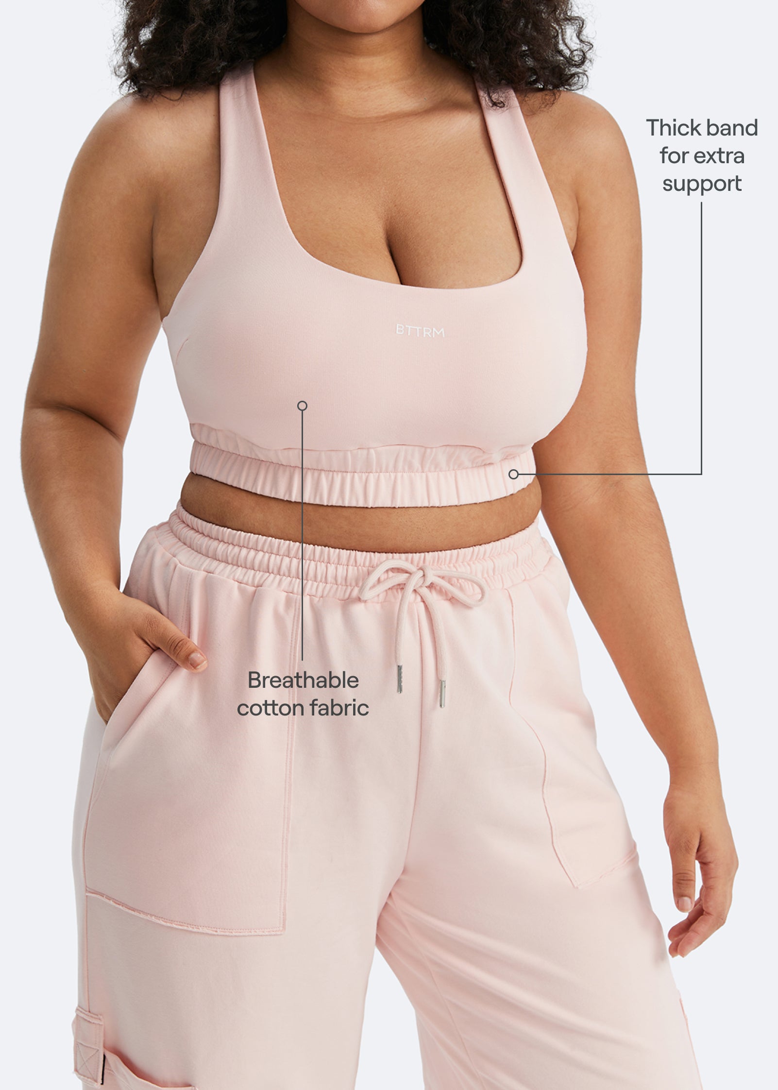 Comfortable Scoop Neck Racerback Sports Bra for Women - Yoga, Running & Gym Workouts