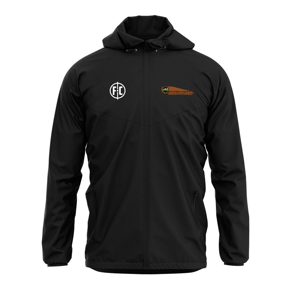 Upper Hutt City Football Club Shower Jacket - Waterproof Windbreaker for Soccer Players & Fans - Perfect for Training, Matches & Outdoor Activities