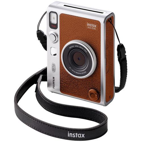 FUJIFILM INSTAX MINI EVO Hybrid Instant Camera - Brown | Instant Digital & Print Camera for Travel, Parties & Memories | Perfect Gift for Photographers & Teens