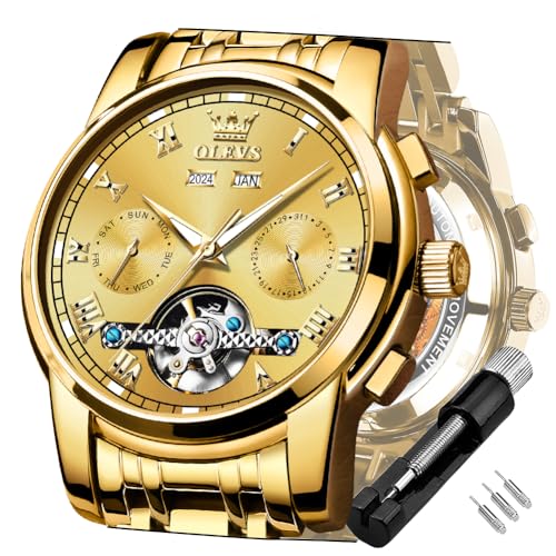 gold strap gold face