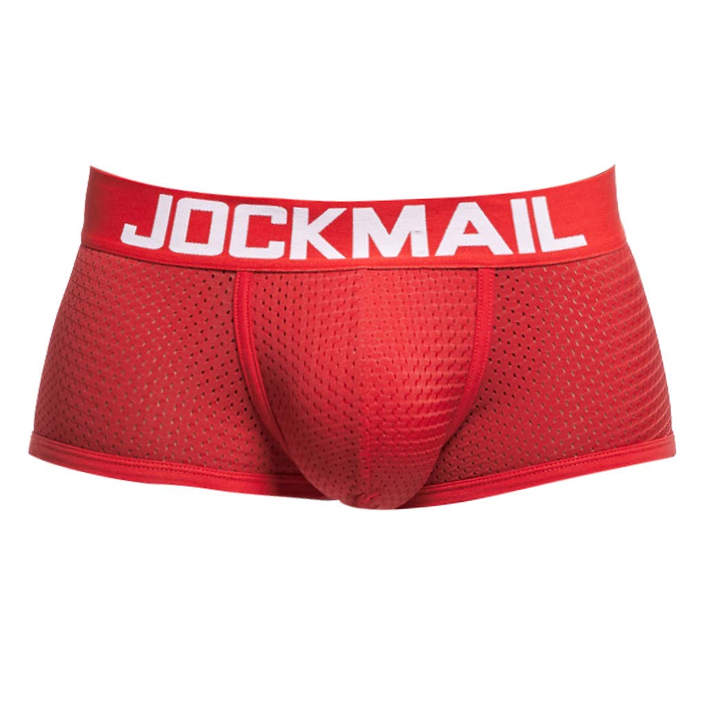 **Men's Breathable Mesh Underwear - Quick Dry Sports Briefs for Fitness, Running & Gym Workouts**