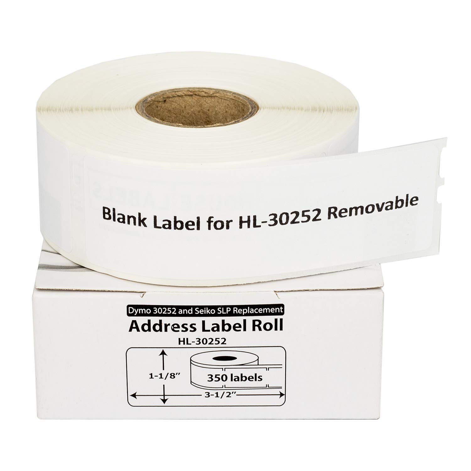 HOUSELABELS Compatible DYMO 30252 Address Labels (1-1/8