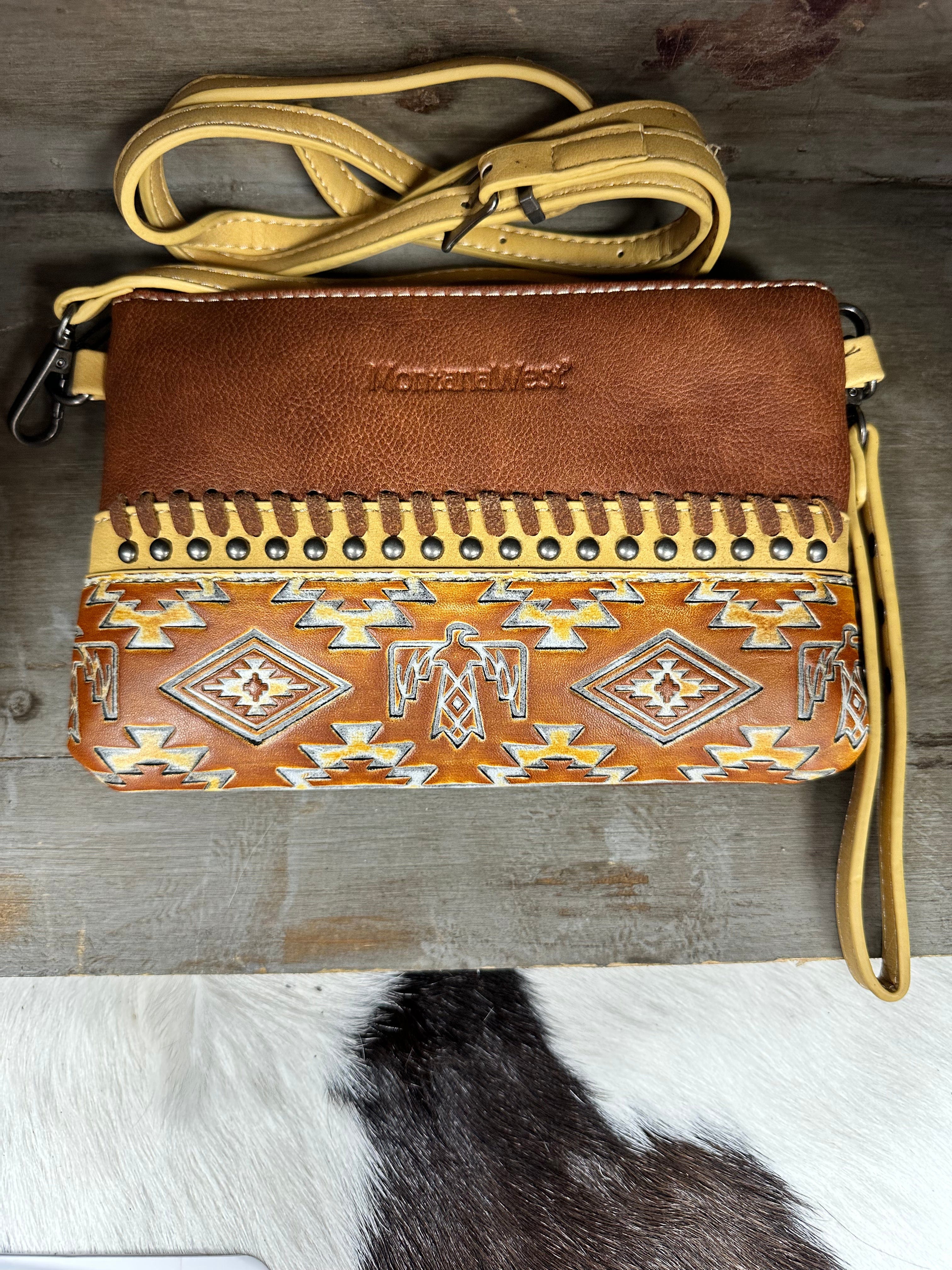 Montana West Stylish Wristlet Crossbody Purse for Women - Fashionable Clutch Wallet with Adjustable Strap, Perfect for Parties, Shopping & Travel