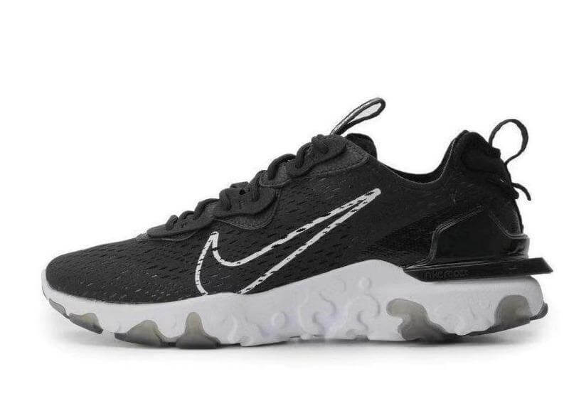 React Element 55 SE Black White Running Shoes - Lightweight Comfortable Sneakers for Men & Women - Perfect for Jogging, Gym Workouts and Casual Wear