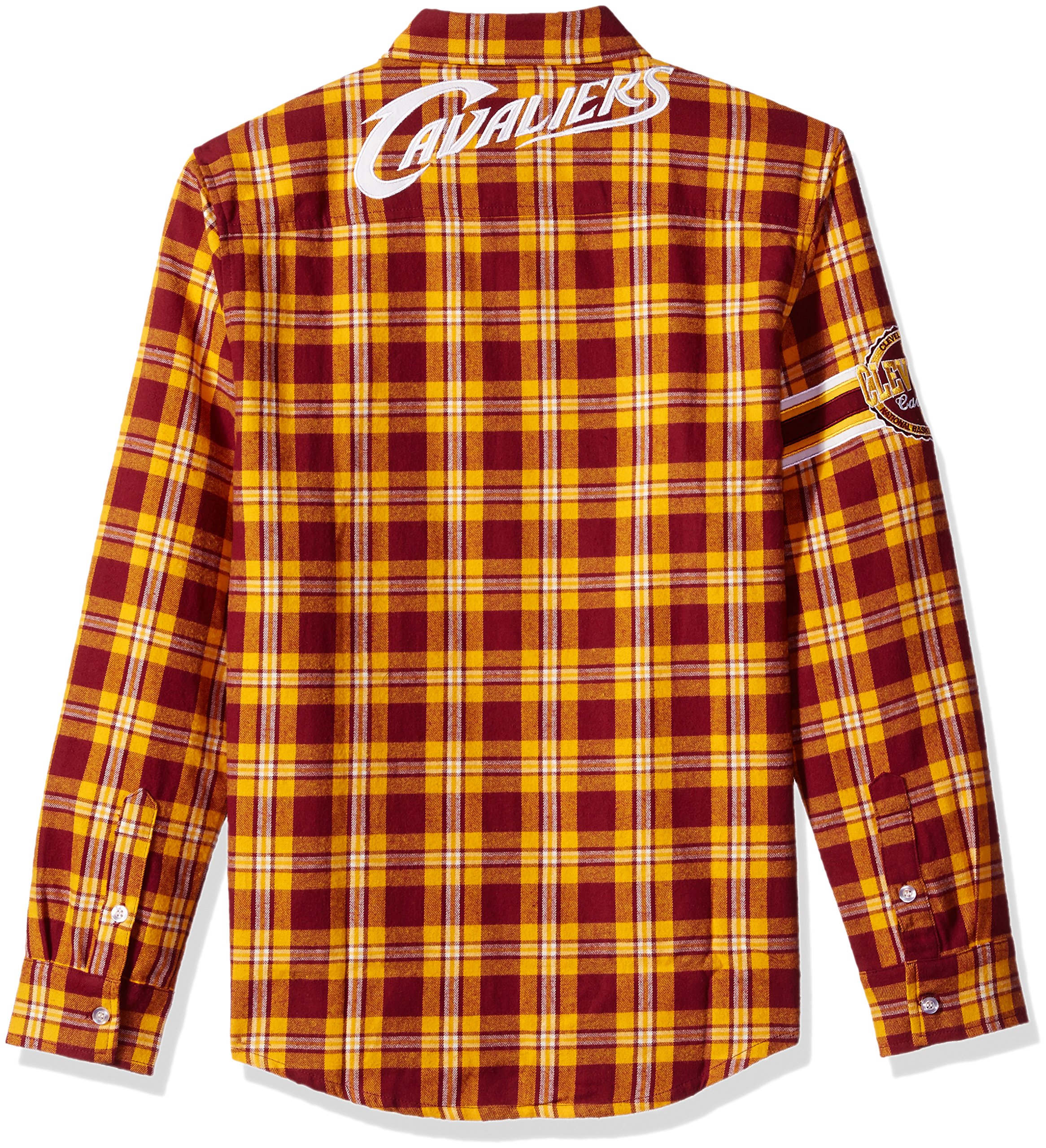 FOCO NBA Atlanta Hawks Men's Wordmark Flannel Shirt - Official Licensed NBA Apparel for Basketball Fans, Game Day Outfits & Casual Winter Wear
